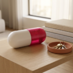 Pill shaped storage | Haus Stash object